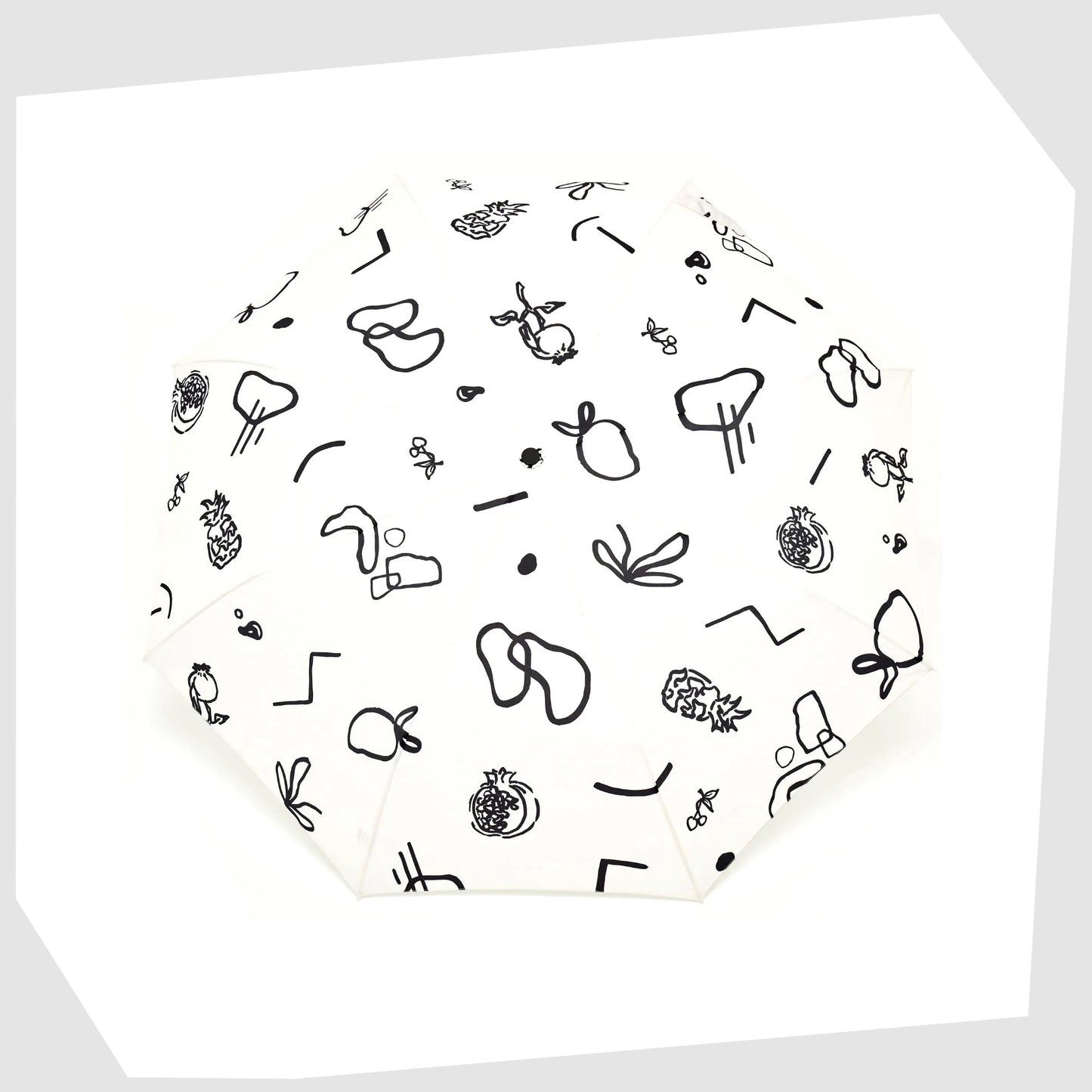 black-and-white-original-duckhead-umbrella-in-fruits-and-shapes-pattern