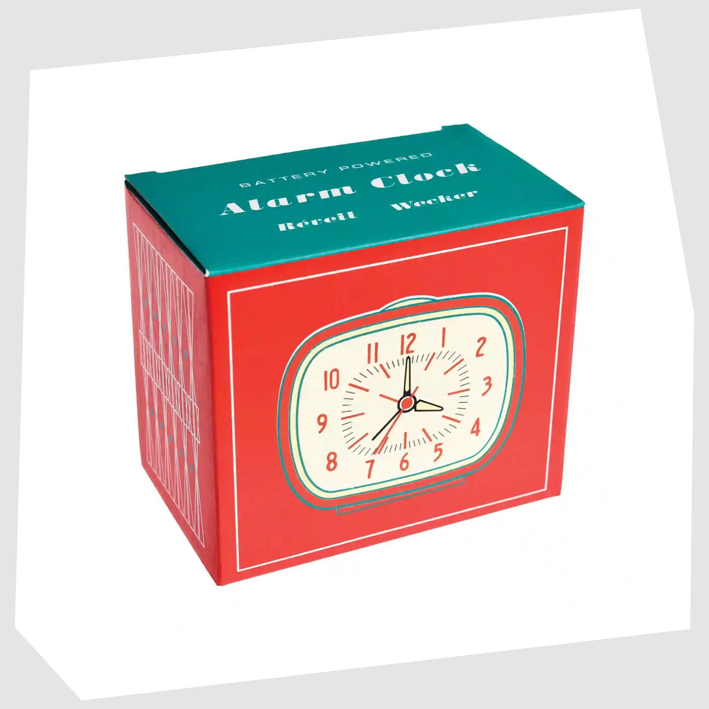 gift box for the red retro alarm clock by rex london