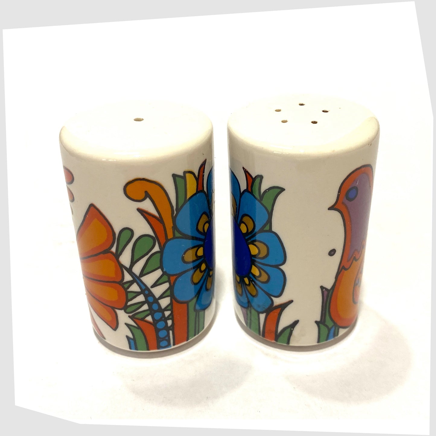 Top of the Villeroy and Boch Acapulco Salt & Pepper Shakers, shown on a white background