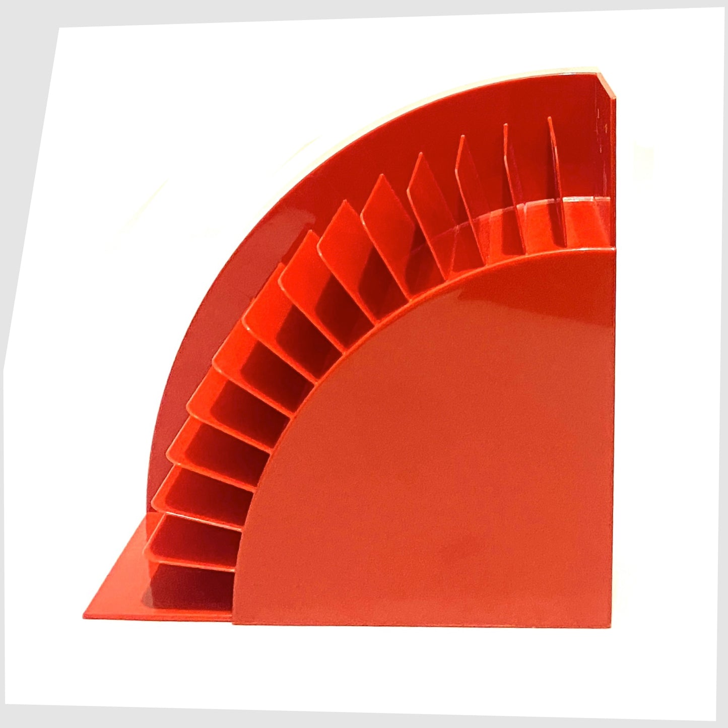 terrance-conran-designed-crayonne-cassette-tape-rack-in-bold-red-plastic