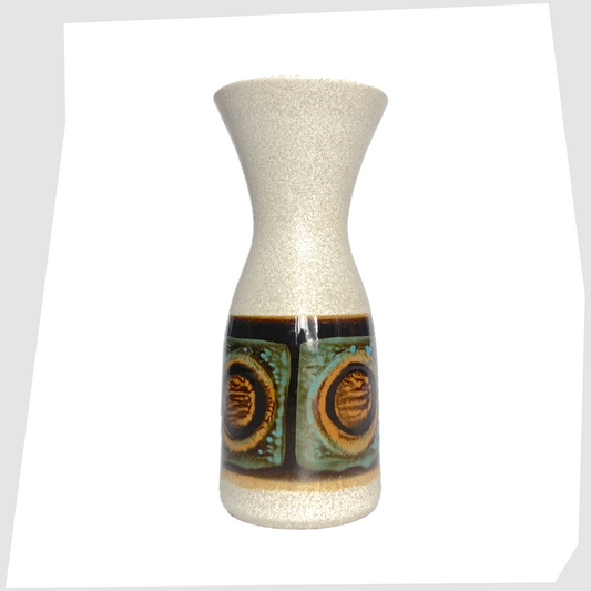 1970s-west-german-pottery-vase-by-dumler-and-breiden-with-amber-and-green-circle-pattern