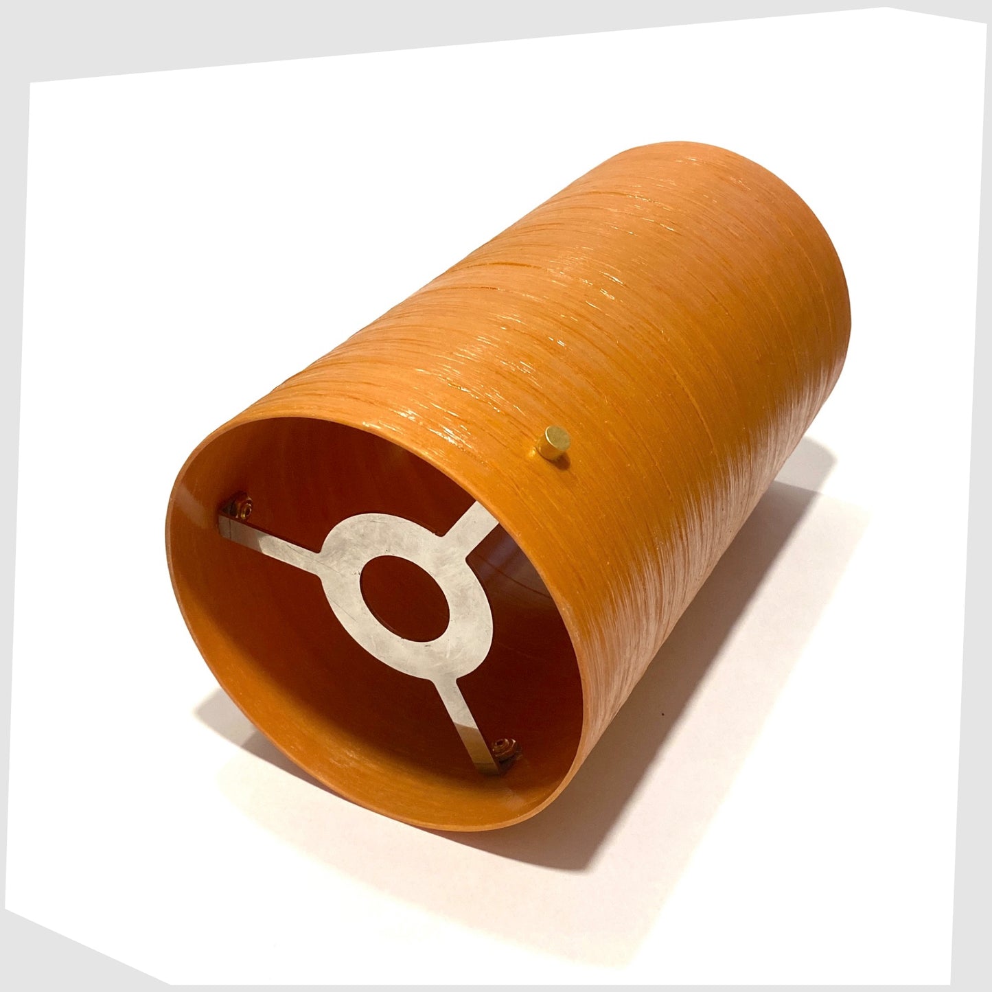 Orange Royplast Spun Fibreglass in Orange colourway by By Royale, 9". x 5" size