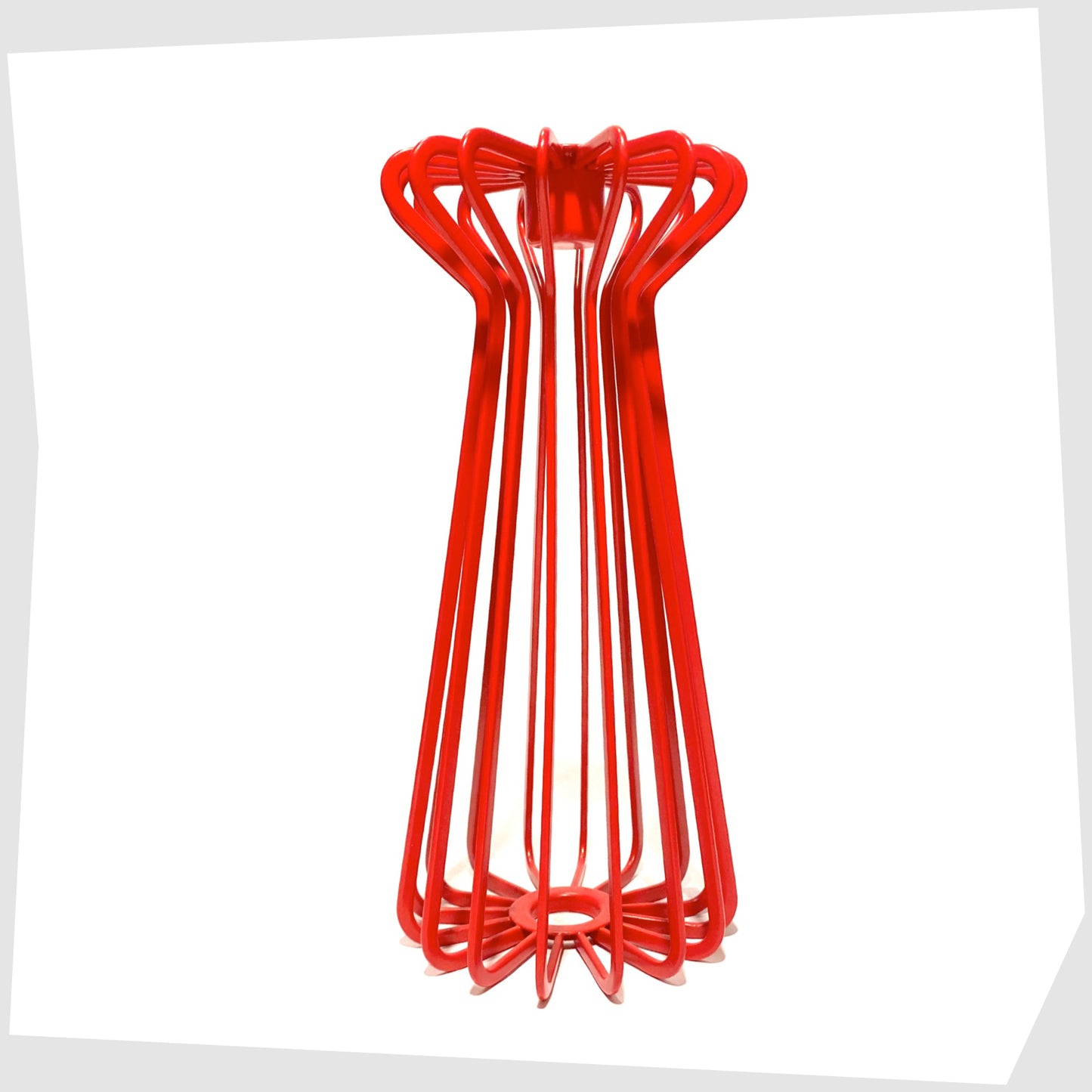 IKEA tradig candleholder made of red powder coated stainless stell