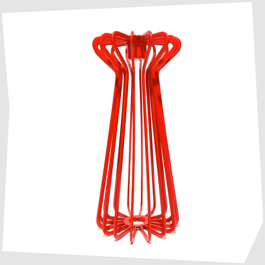 IKEA tradig candleholder made of red powder coated stainless stell