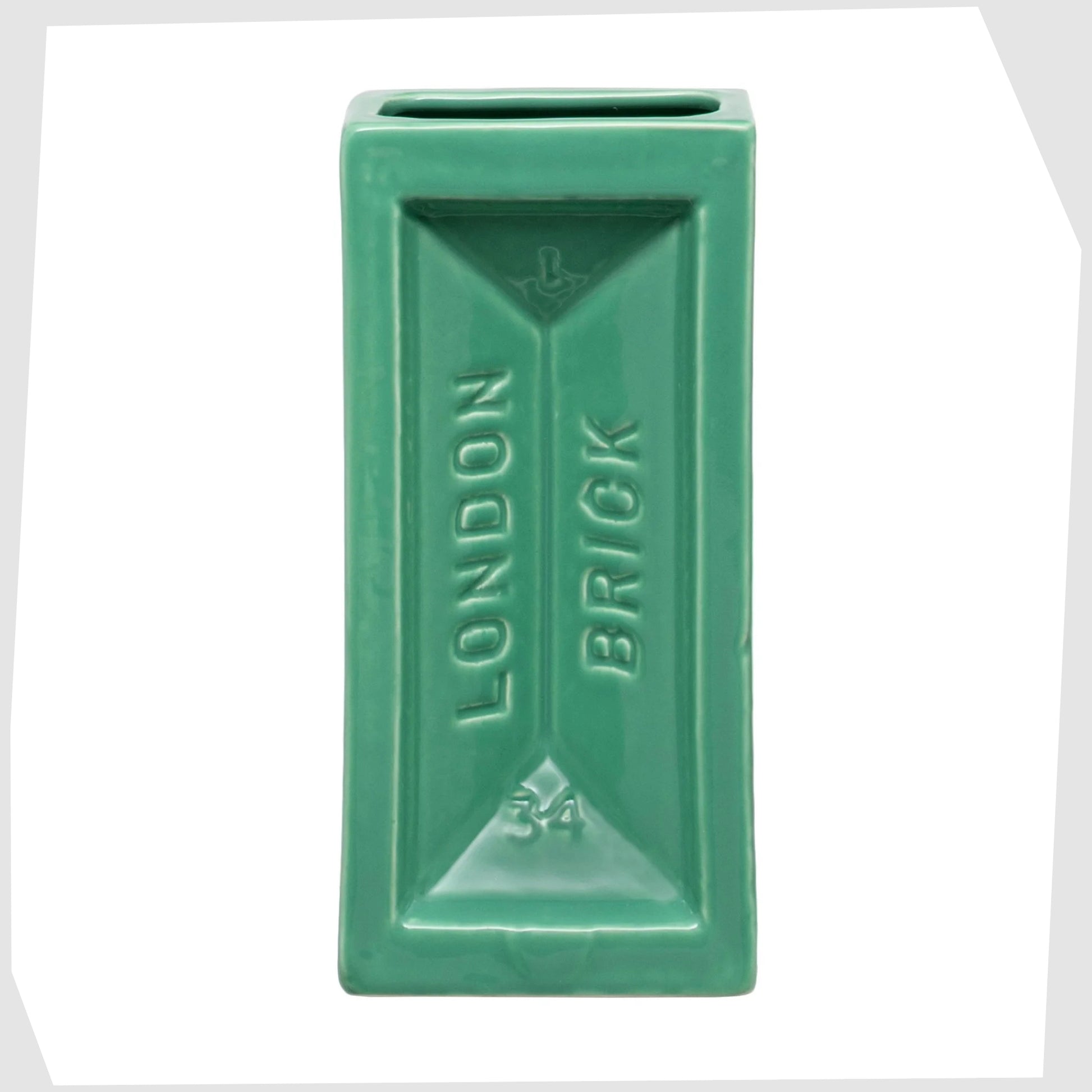 Green London Brick Vase by Stolen Form
