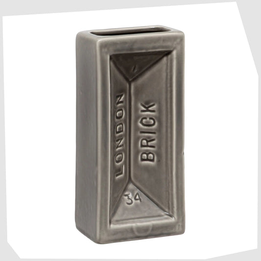 london brick vase in grey, made by stolen form