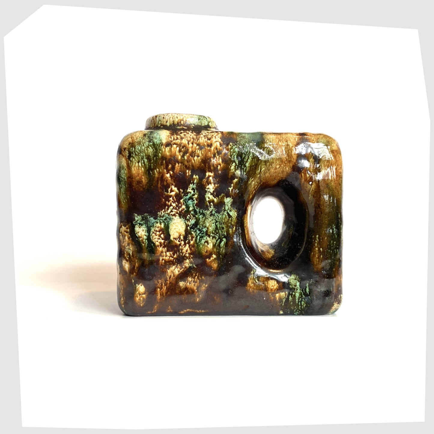 1970s-west-german-pottery-rectangular-vase-with-hole-by-marei-keramik-in-amber-and-green