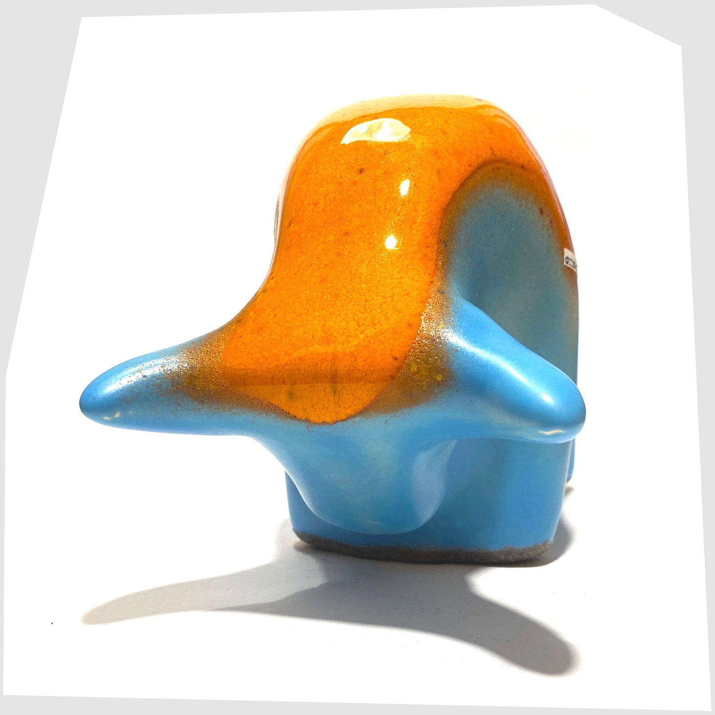 front horns of the otto keramik ceramic bull ornament by otto gerharz junior, germany