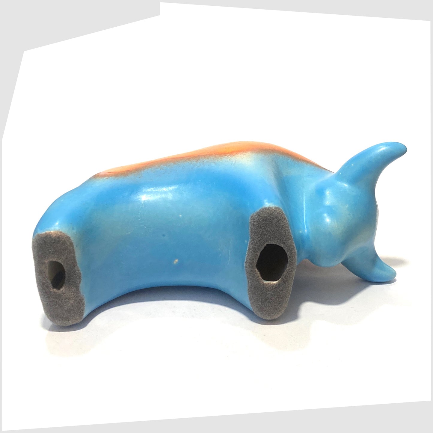underside of the otto keramik ceramic bull ornament by otto keramik, germany