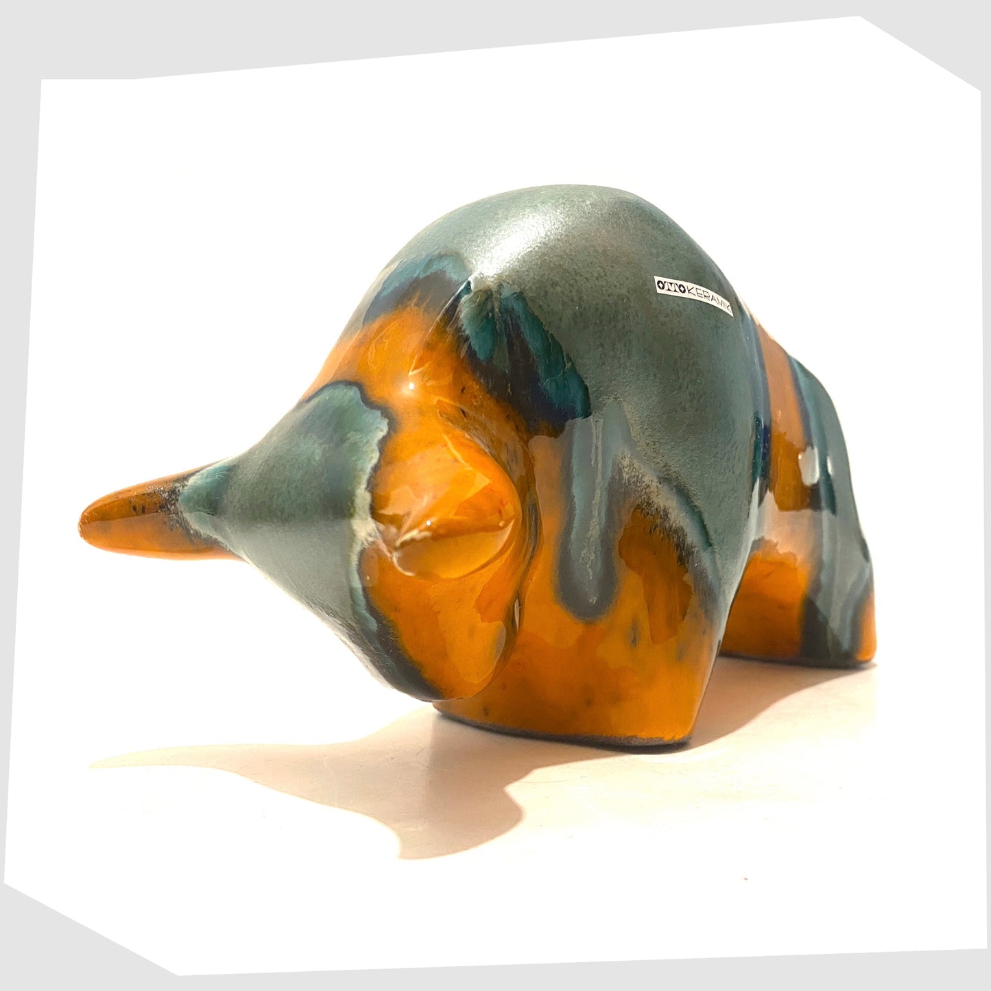 otto-keramik-ceramic-bull-ornament-in-orange-peru-glaze