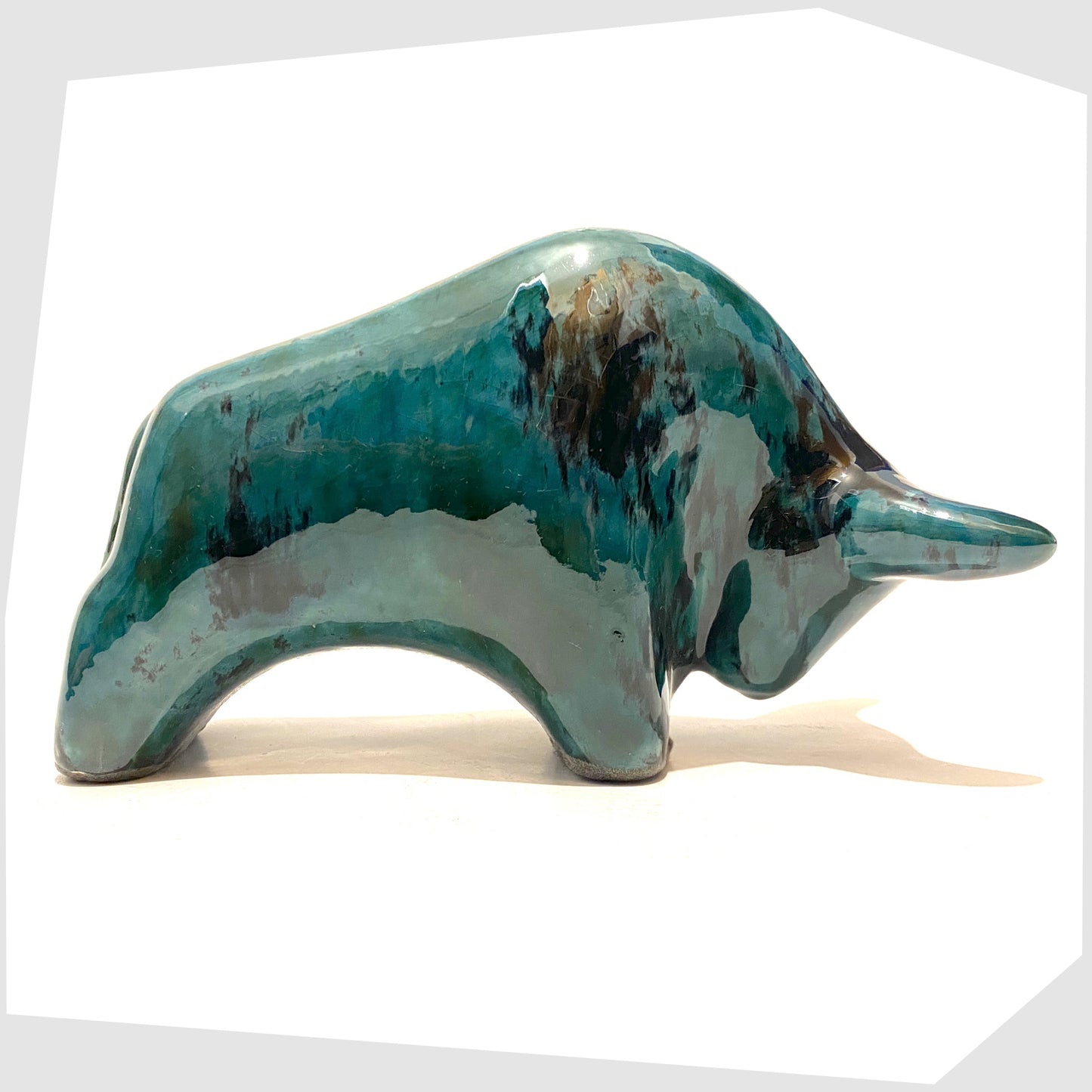 west-german-pottery-style-bull-by-otto-keramik-in-teal-blue-and-black-ecuador-glaze