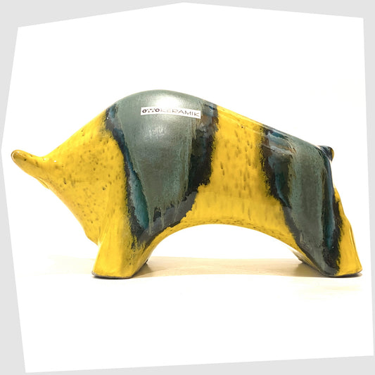 otto-keramik-large-bull-in-brazil-glaze-of-yellow-and-sea-green