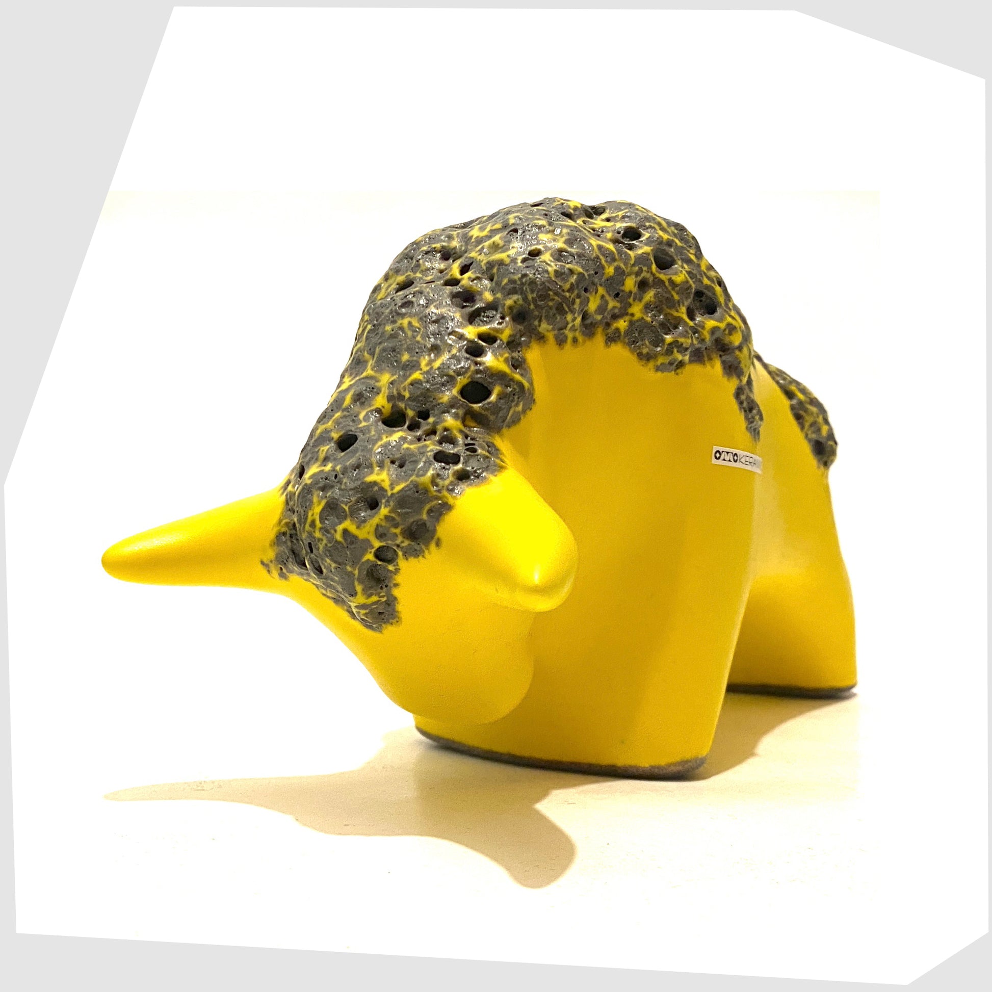 otto-keramik-ceramic-bull-ornament-in-matte-yellow-fat-lava-glazing