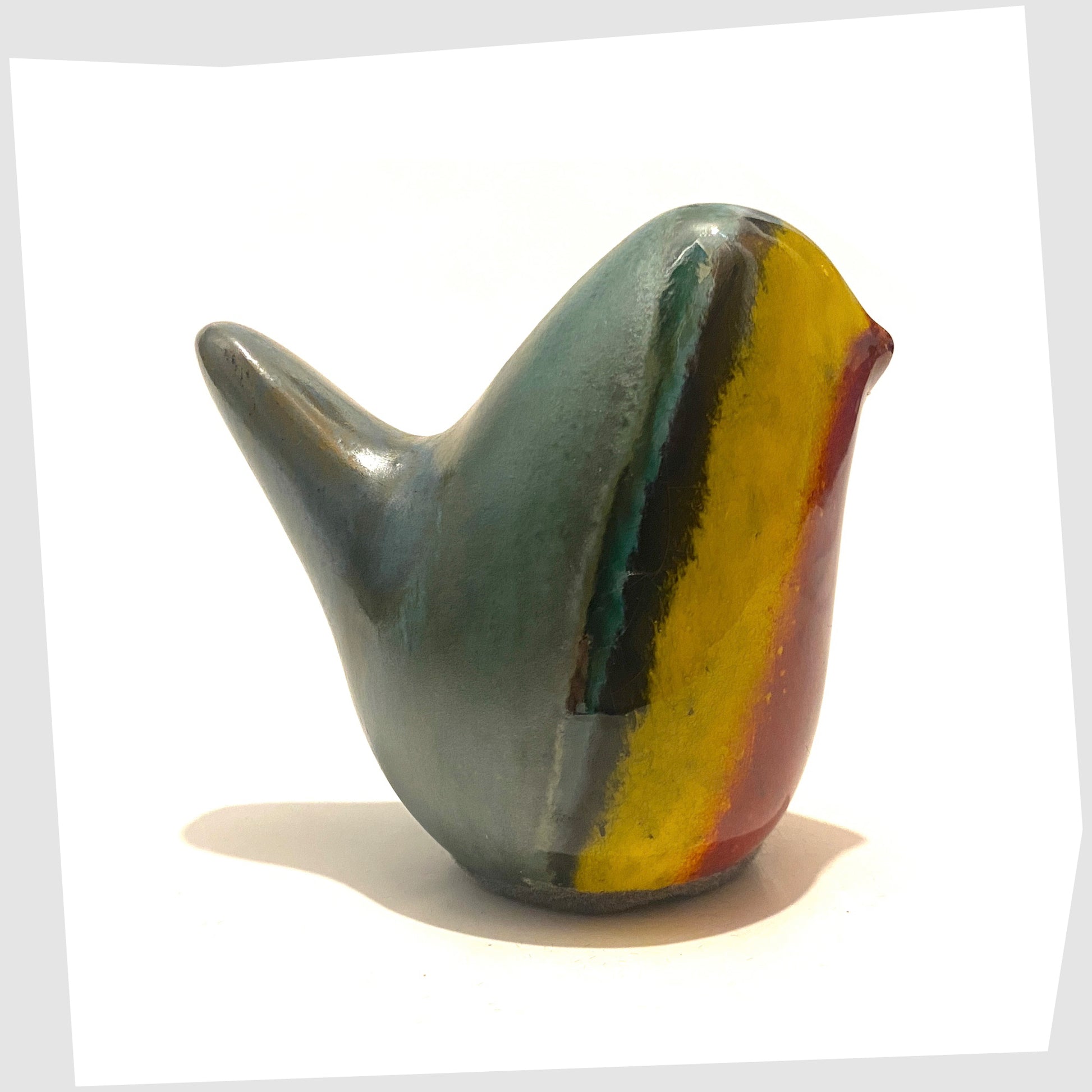 otto-keramik-ceramic-bird-ornament-in-multicoloured-rainbow-glaze