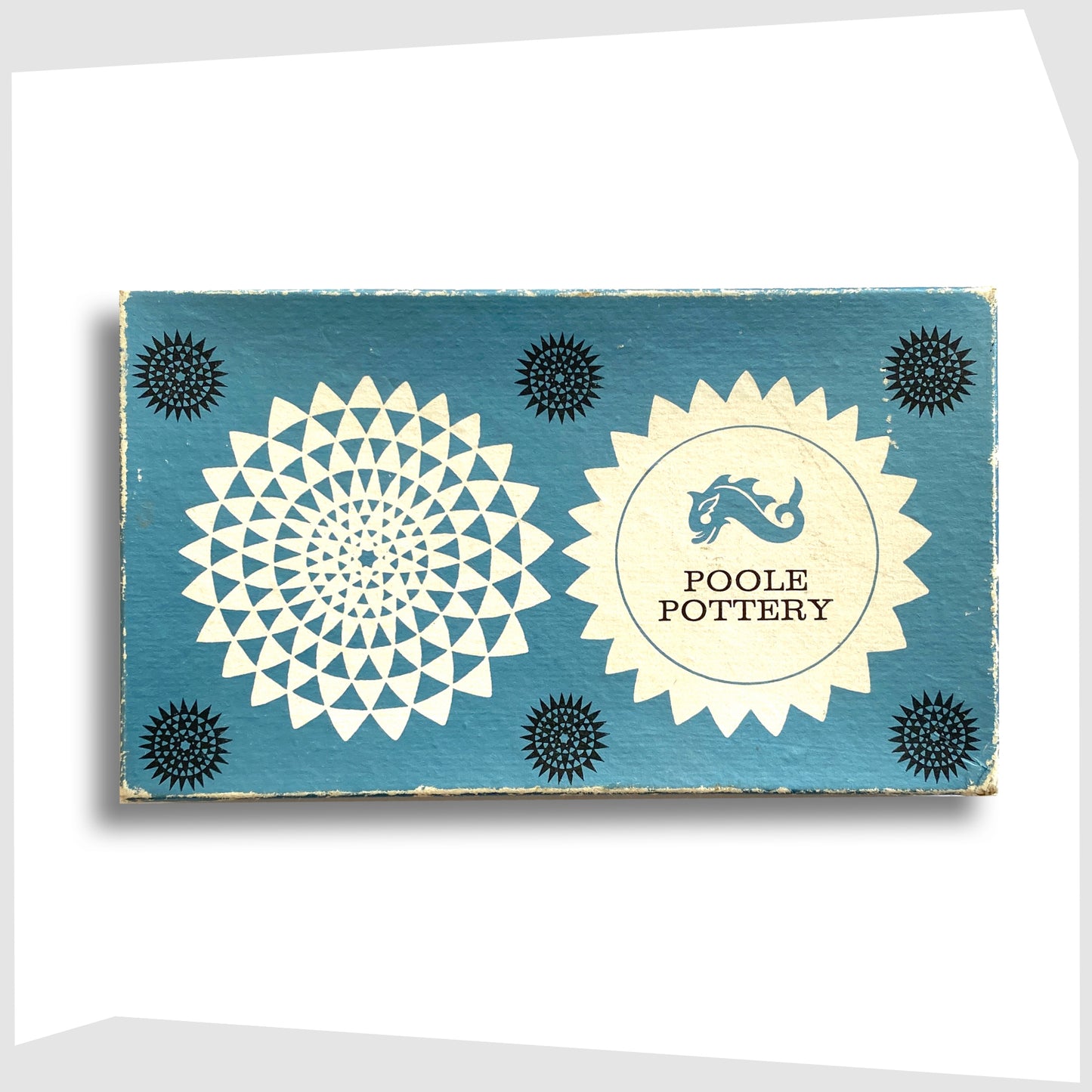 original Poole Pottery box for the shape 361 pin dish