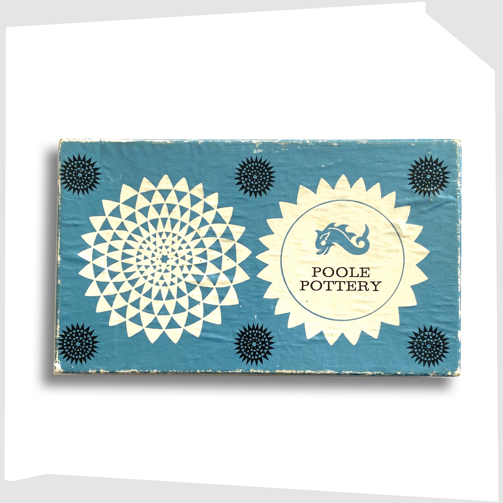 original box for the Poole Pottery Delphis Shape 361 Pin Dish