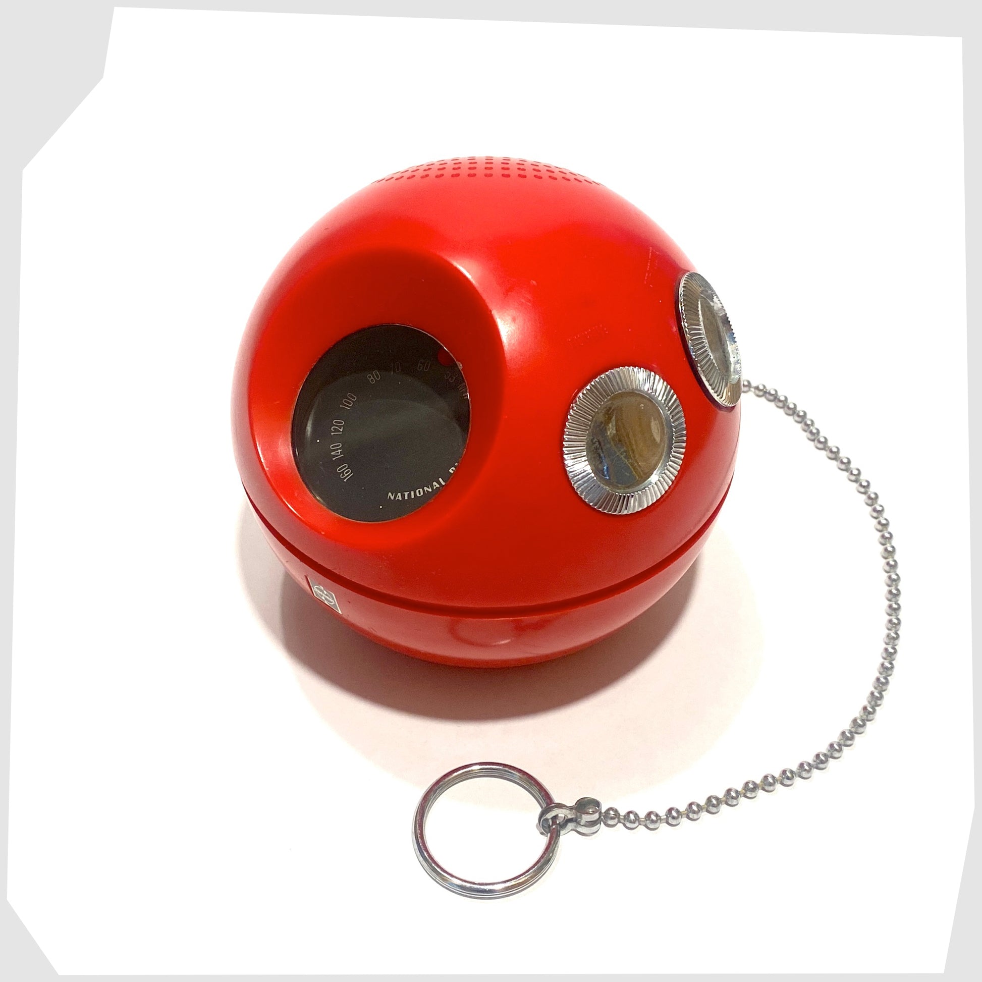 national panasonic panapet radio in red