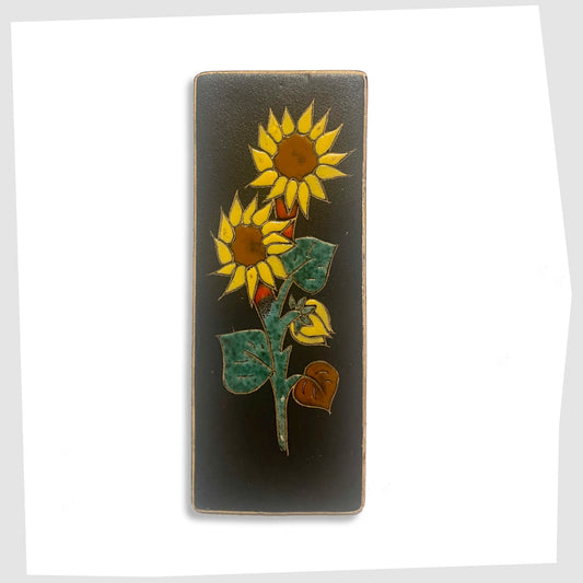 vintage-ruscha-keramik-wall-plaque-with-sunflower-design