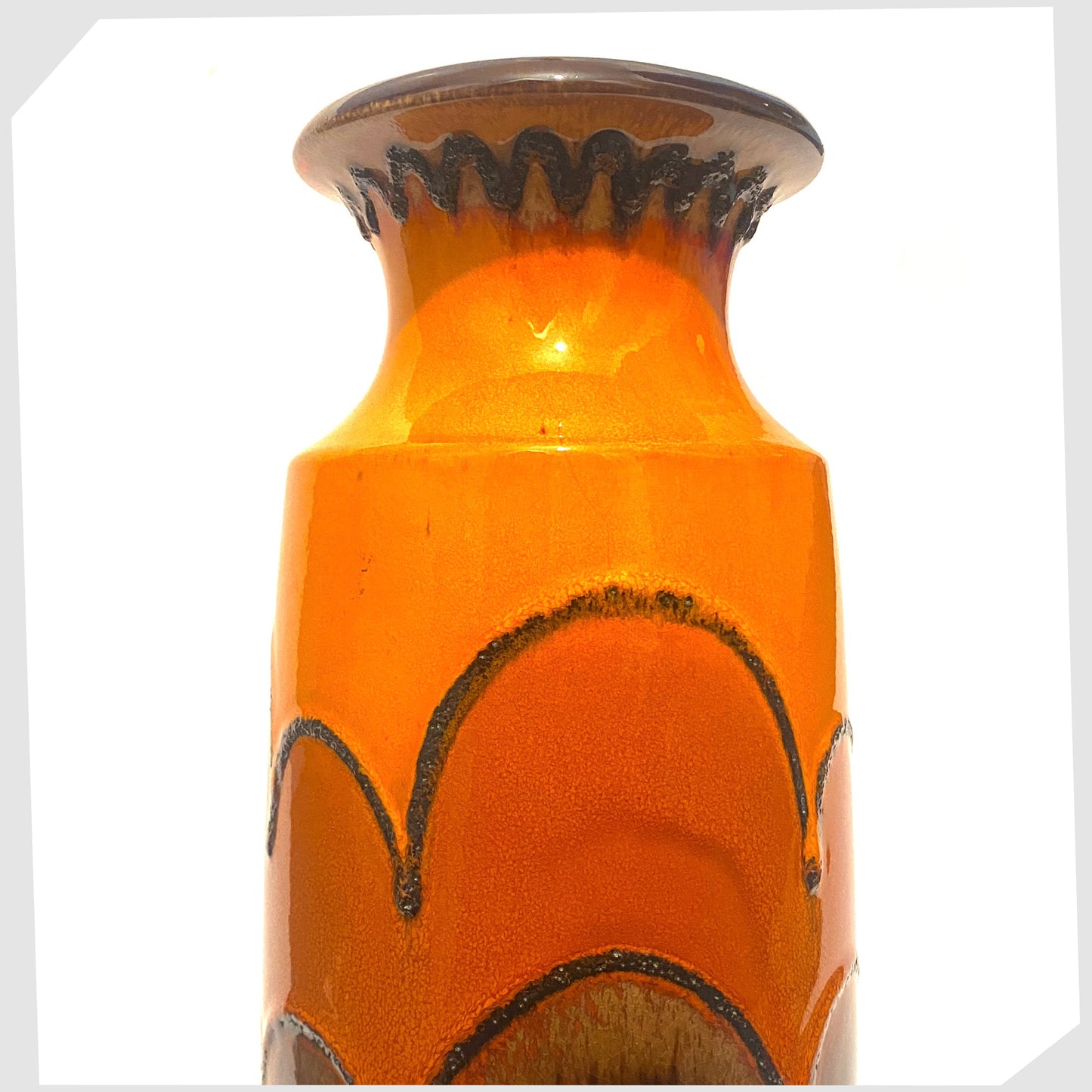 vintage-west-german-pottery-floor-vase-in-orange-and-red-fat-lava-by-scheurich-keramik