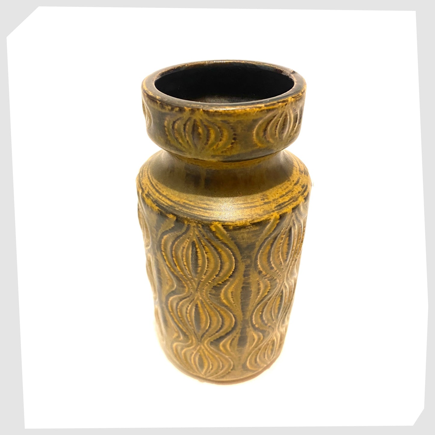 mustard-yellow-scheurich-keramik-onion-vase-model-285-18