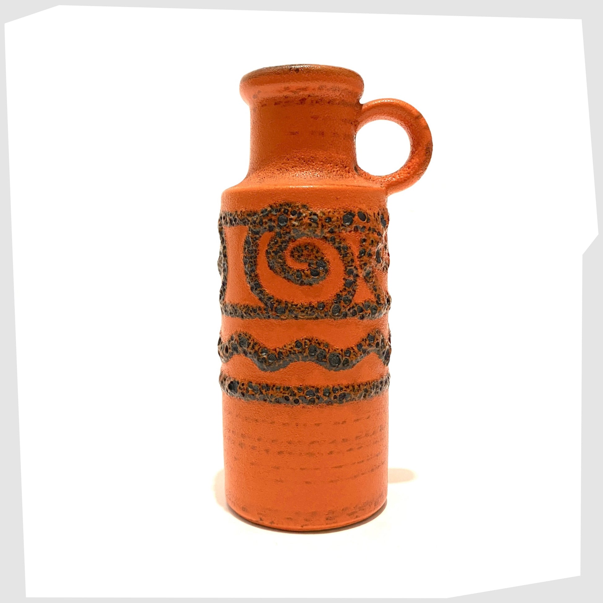 vintage-west-german-pottery-vase-in-orange-with-deep-fat-lava-lines