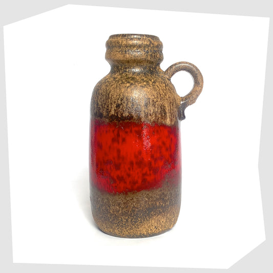 west-germany-pottery-vase-by-scheurich-keramik-with-volcanic-red-band-framed-by-chestnut-brown-glazing