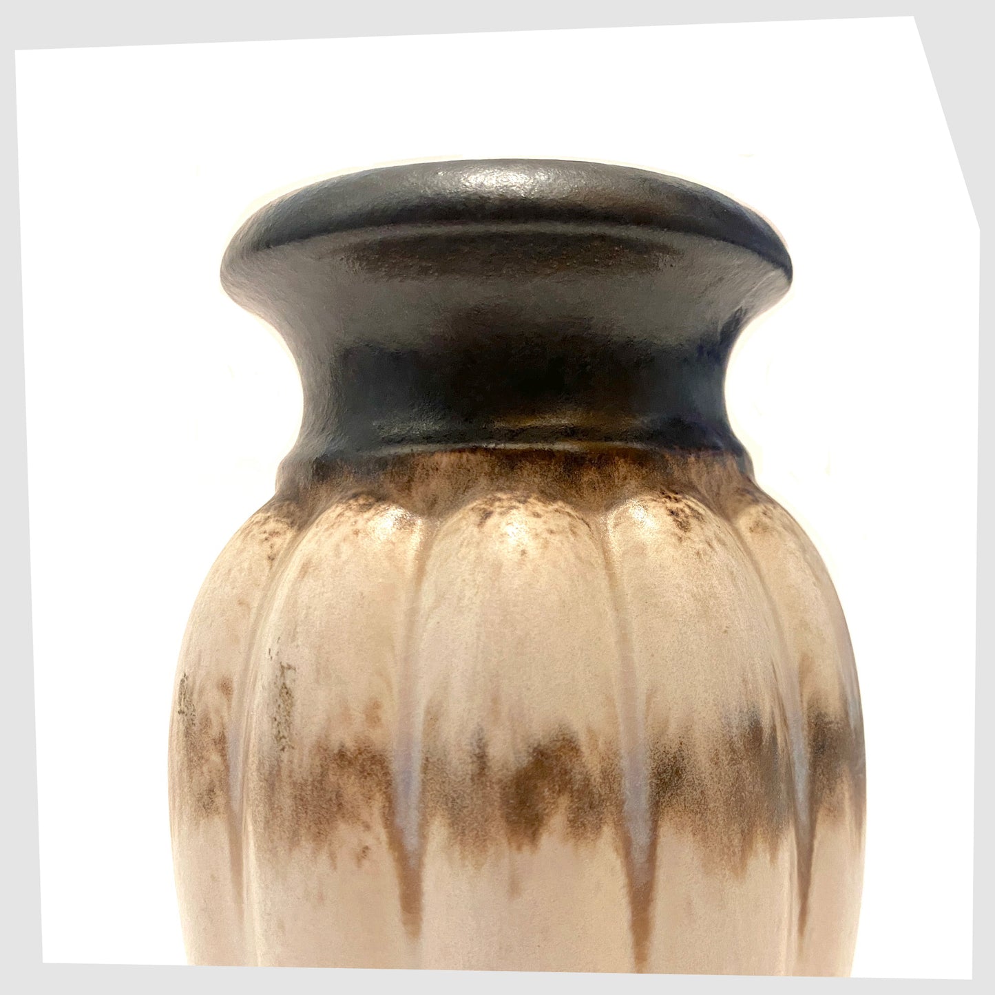 vintage-scheurich-keramik-202-15-pumpkin-vase-with-brown-and-cream-organic-drip-glaze