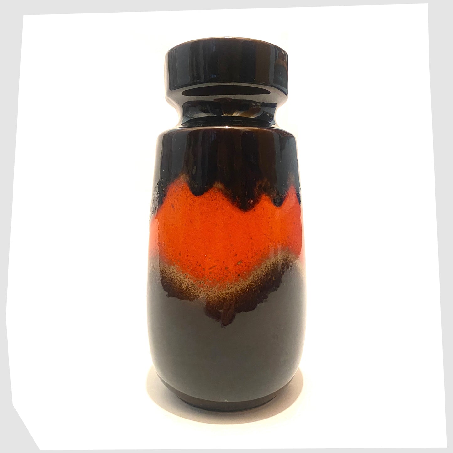 black-drip-glaze-over-a-red-band-of-colour-on-the-scheurich-keramik-242-22-vase