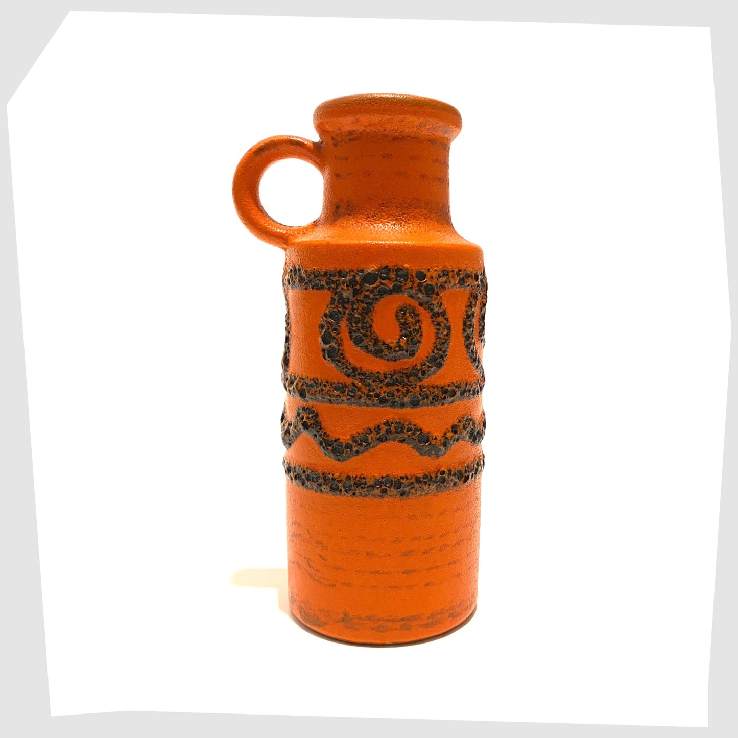 scheurich-keramik-model-407-20-vase-in-bright-orange-with-fat-lava-textures