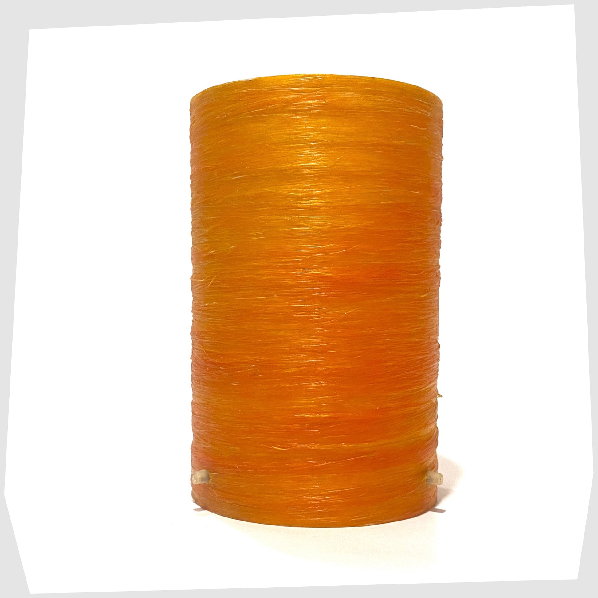 Shattaline Spun Fibreglass Lampshade in Orange