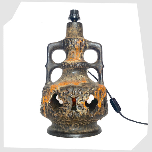 west-german-pottery-floor-lamp-made-by-stein-keramik-model-119-50-with-brown-and-orange-fat-lava-glazing