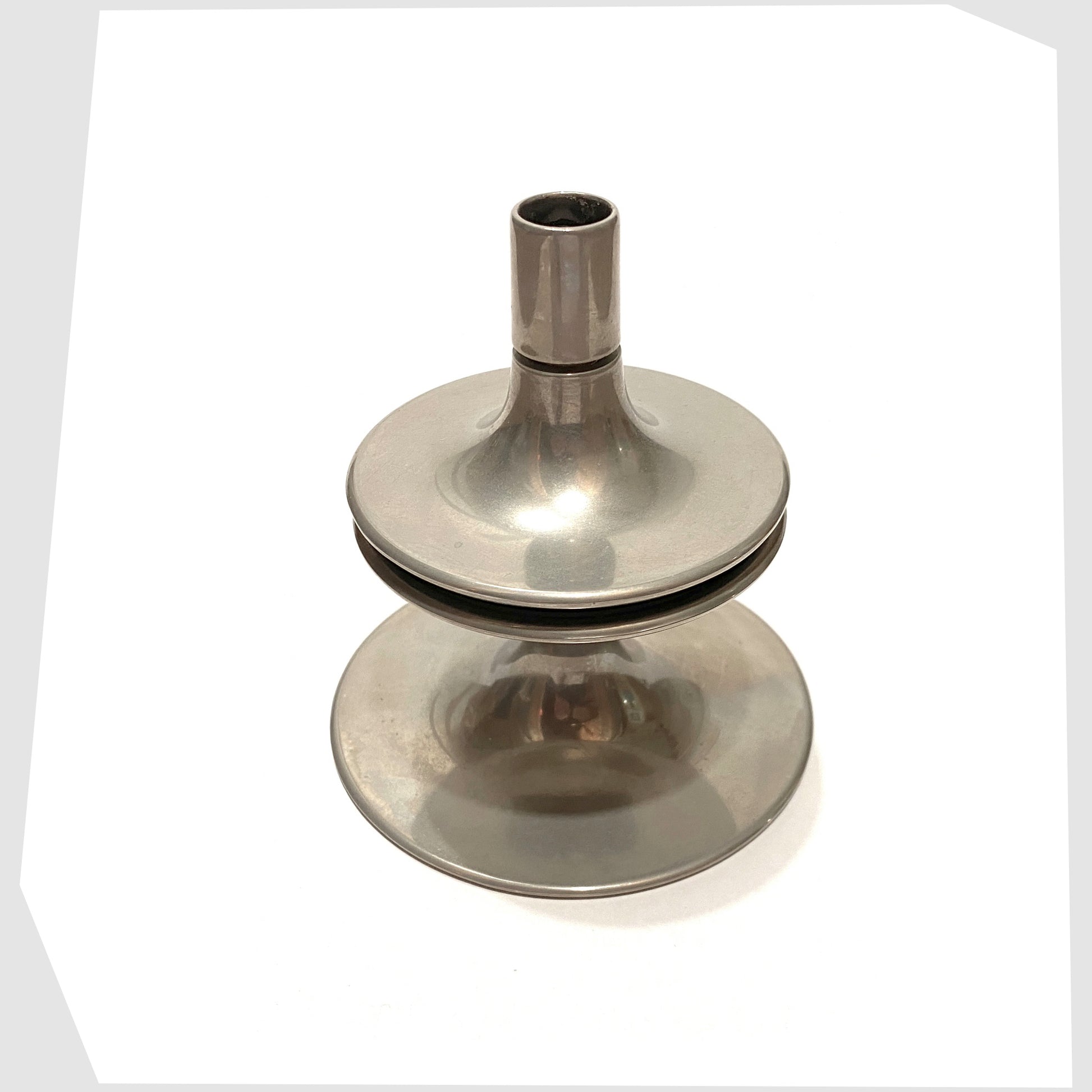 stainless steel stoff nagel candleholder base 