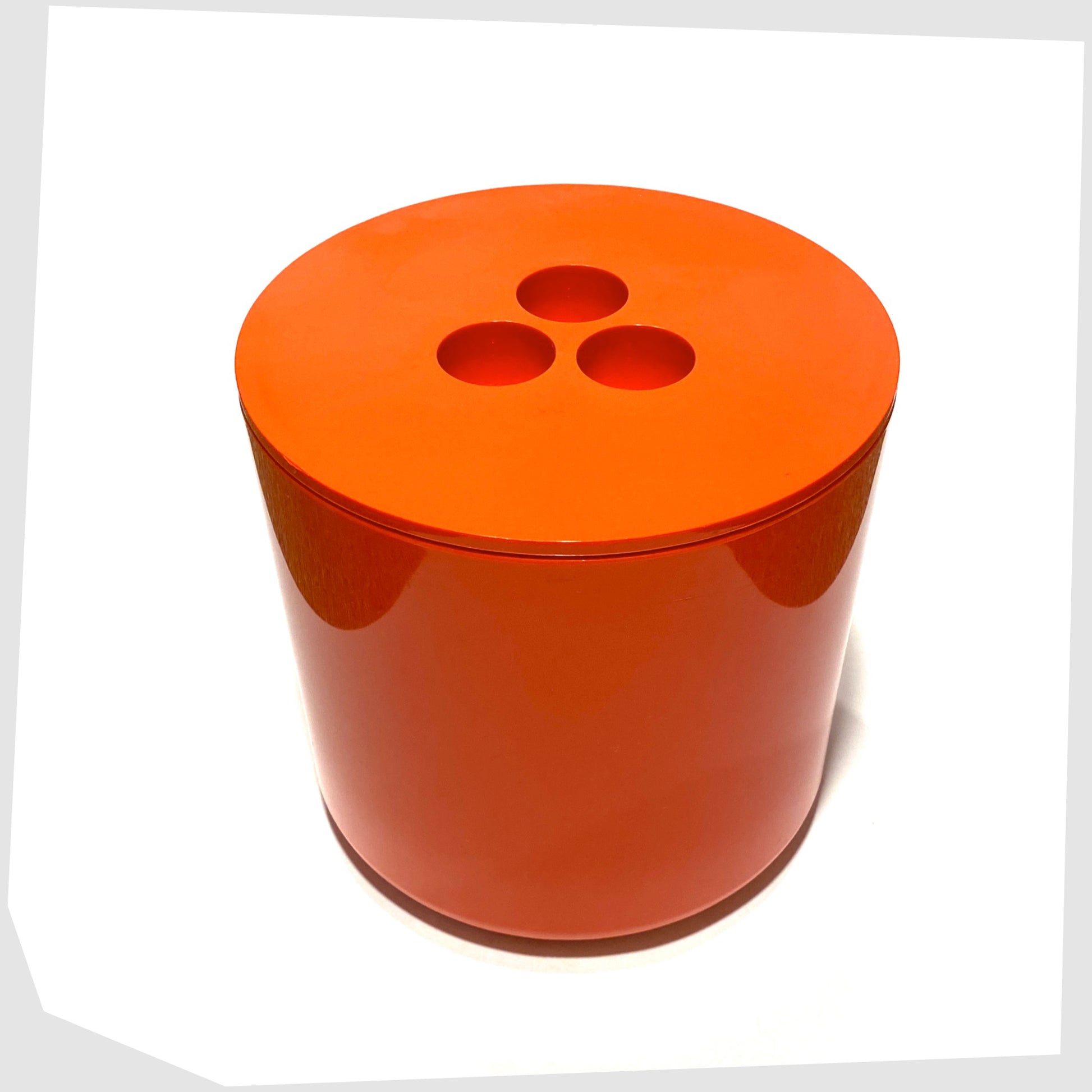 Crayonne Input Ice Bucket in bold red colour way, designed by Terrance Conran for Habitat