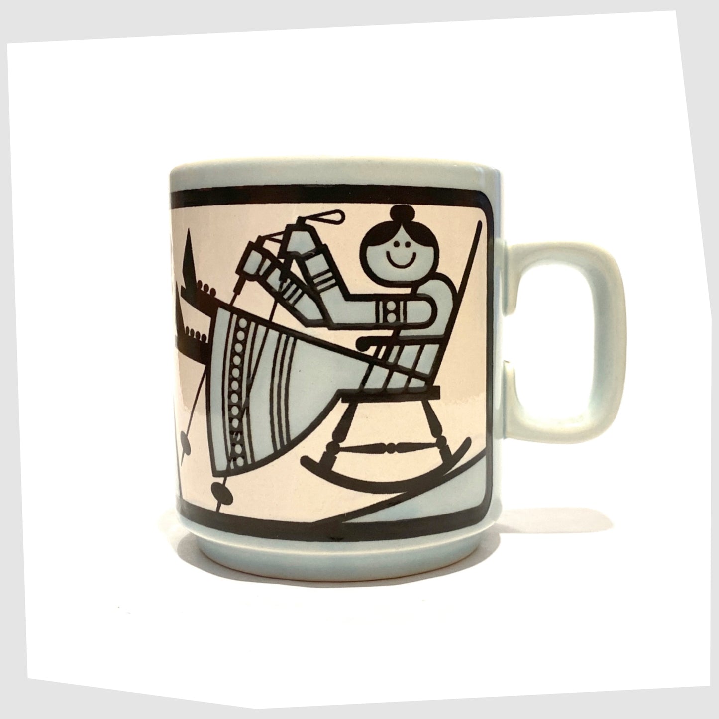 rear of the Vintage Hornsea Pottery The Worlds Best Grandma Mug