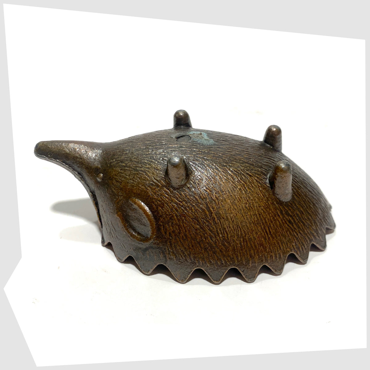 Base of the Walter Bosse style Hedgehog Ashtray, shown on a white background