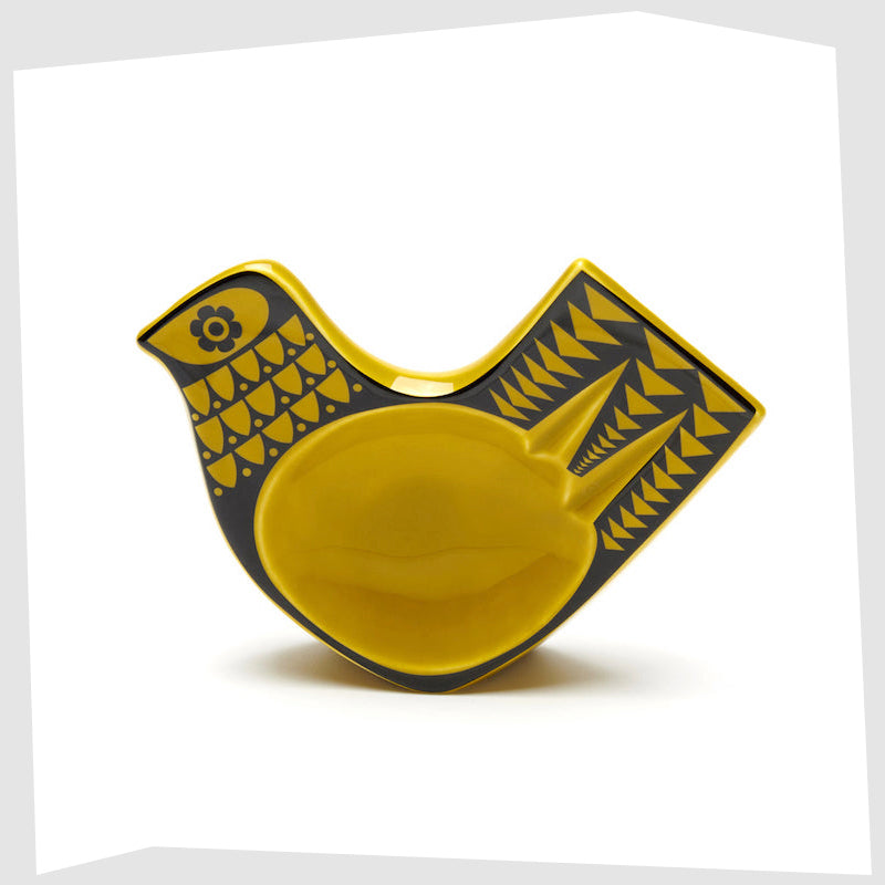 magpie-x-hornsea-pottery-bird-spoon-rest-chartreuse-yellow-ceramic-dish